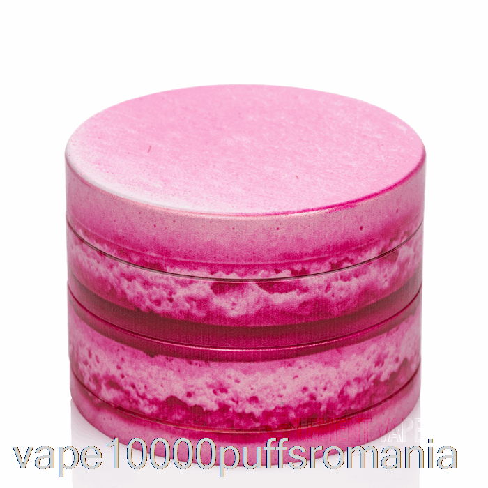 Vape Romania V Syndicate 2.5inch Sharpshred Dine-in Grinder Macaron Cu Zmeura